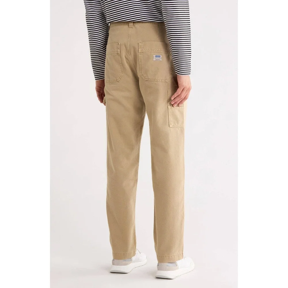 HUGO Boss Gloro242D Mens Carpenter Pants Medium Beige Double Knee XXL NEW
